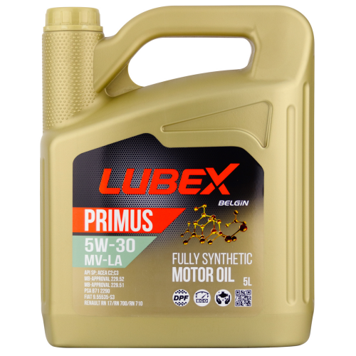 Синтетическое моторное масло PRIMUS MV-LA 5W-30 - 5 л Синтетическое моторное масло PRIMUS MV-LA 5W-30 - 5 л